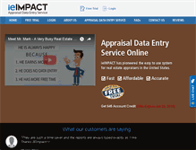 Tablet Screenshot of ieimpact.com